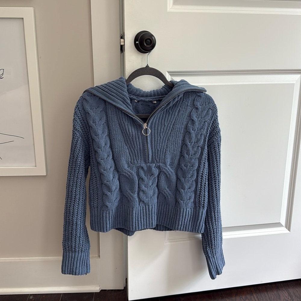 Marshalls Blue Cowl & Turtleneck Sweaters